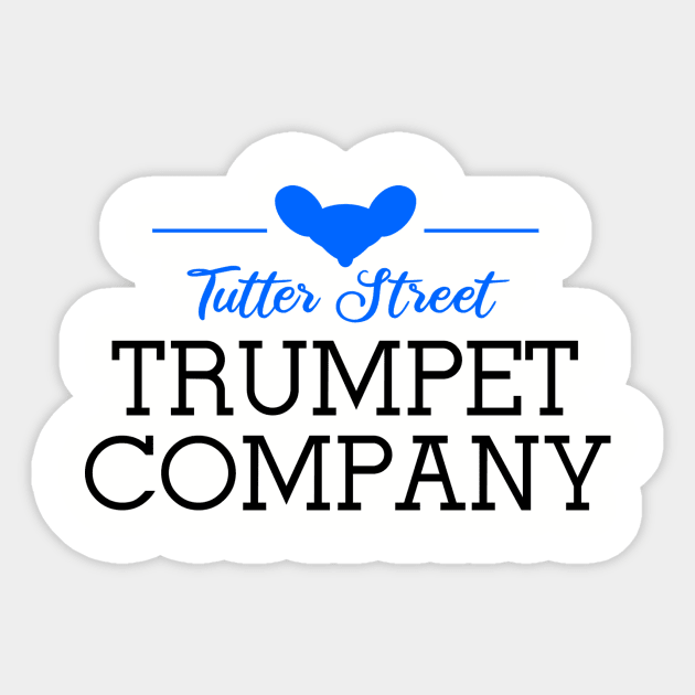 Tutter Street Trumpet Company Sticker by ToughPigs